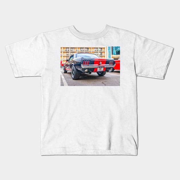 1967 Ford Mustang Hardtop Coupe Kids T-Shirt by Gestalt Imagery